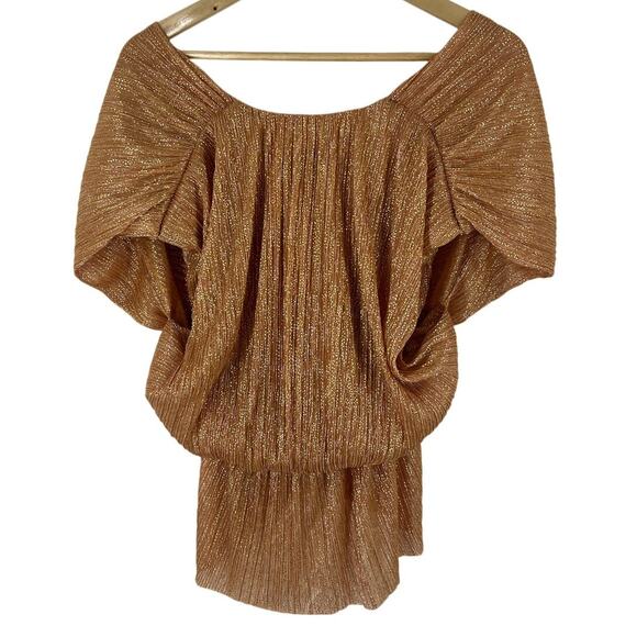 Lauren Ralph Lauren Women's Gold Top - Picture 2 of 14